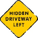Driveway - Hidden Left Clip Art