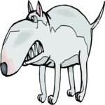 Bull Terrier - Mean Clip Art