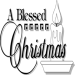 Blessed Christmas Clip Art