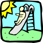 Child on Slide