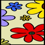 Flower Background 01 Clip Art