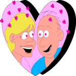 Couple in Love 01 Clip Art