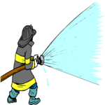 Fire Fighter with Hose 1