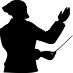 Conductor - Silhouette Clip Art