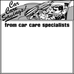 Car Care Savings Frame