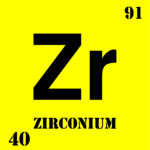 Zirconium (Chemical Elements) Clip Art