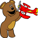 Teddy Bear & Plane