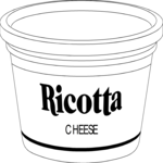 Cheese - Ricotta Clip Art