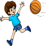 Boy Playing Ball 12 Clip Art
