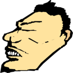 Goatee Man 1 Clip Art