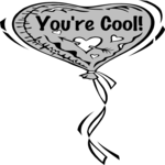 Balloon - You're Cool! Clip Art