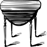 Antique Style Table - Drop Leaf