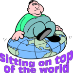 On Top of the World 4 Clip Art
