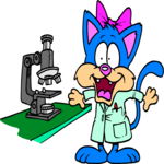 Cat & Microscope
