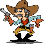 Cowboy 58 Clip Art