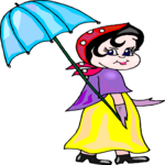 Girl with Umbrella 3