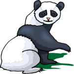 Panda 11 Clip Art