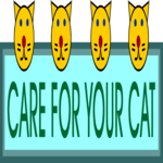 Care For Your Cat Clip Art