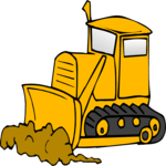 Bulldozer 10 Clip Art