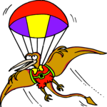 Pteradactyl with Parachute