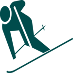 Skier 06 Clip Art