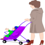 Mother & Stroller 1