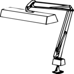 Lamp - Desk 01 Clip Art