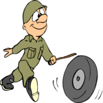Soldier Spinning Wheel