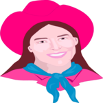 Cowgirl 07 Clip Art