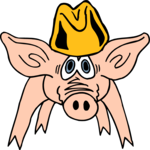 Pig Wearing Hat 2