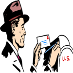 Man Mailing Letter 3