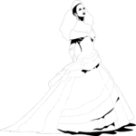 Bride 07 Clip Art