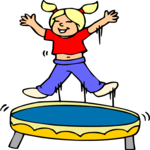 Girl on Trampoline