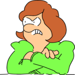 Angry Woman 2 Clip Art