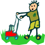 Mowing Lawn