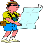 Tourist Reading Map