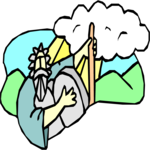 Moses & 10 Commandments 06 Clip Art