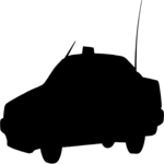 Police Car - Silhouette 2