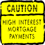 High Interest Mortgage Clip Art
