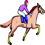 Horse Racing 22 Clip Art