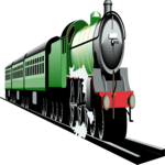 Steam Locomotive 1 Clip Art