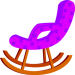 Rocking Chair 7 Clip Art