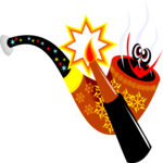 Pipe & Lighter Clip Art