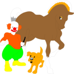 Clown & Animals