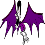 Vampire Bat 1 Clip Art