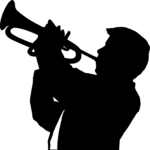 Trumpet Player 10 Clip Art