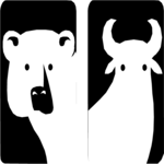 Bear & Bull Clip Art