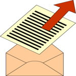 Envelope - Paper Out Clip Art