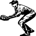 Baseball - Player 08 Clip Art