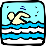 Swimmer 09 Clip Art